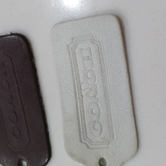 3 vintage coach one sided hangtags - Picture 12 of 14